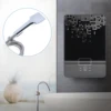 Electric Water Heater 6.5kW, Instant Hot Water Heater with Digital Display for Bathroom-220V,Black Bathroom Shower Hot Water Set 1