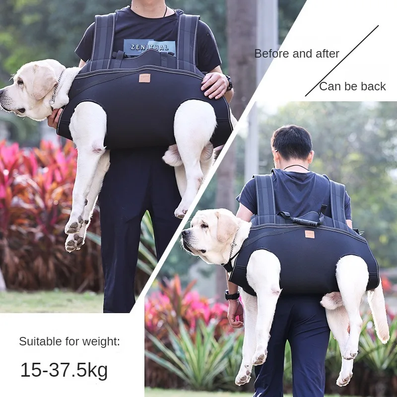 Pet Large Dog Backpack Multi Functional Outdoor Bag Walking Assistance Stretcher Disability Assistance Wrap pet carrier bag pet carrying bag pet backpack dog walking bag