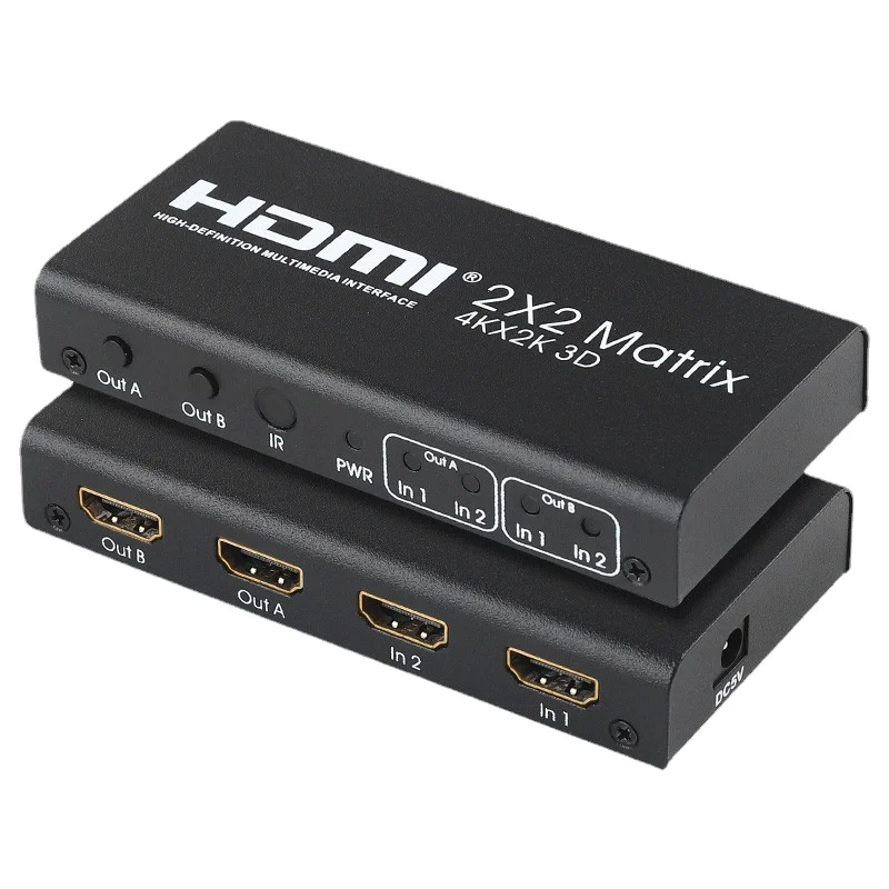 2X2HDMIMatrixSwitcherHighDefinition4KSwitchingDistributorHDMI
