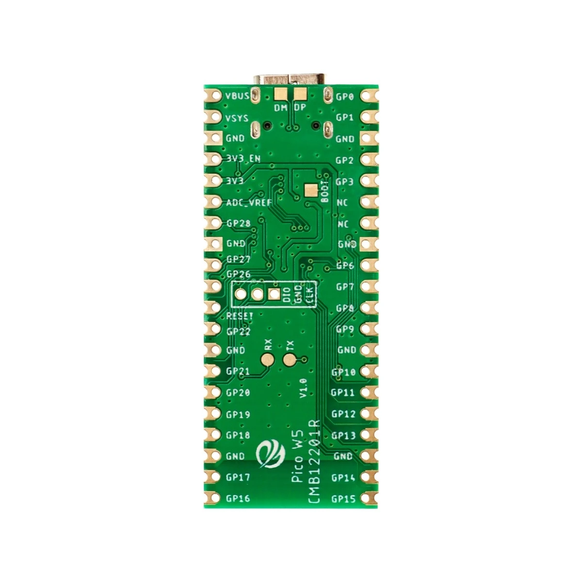 Microcontroller development board RP2040 RP2350 Chip Microcontroller Raspberry Pi Pico W5 Development Board Cortex-M0+ Processor Support MicroPython C/C++