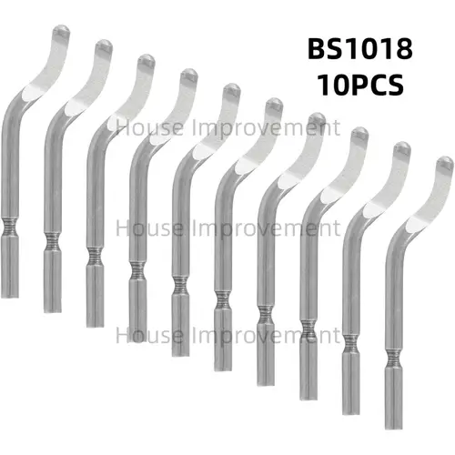 Deburring Tool Set with 11pcs High Speed Steel Swivel Blades Burr Removal Tool for Metal Resin PVC Pipes Copper Plastic Aluminum - Image 17