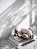 Stainless Steel Dish Serving Bowl Decorative Tray for Fruit Dessert Snack Home Décor Table Decoration Scandinavian Style Gifts 2