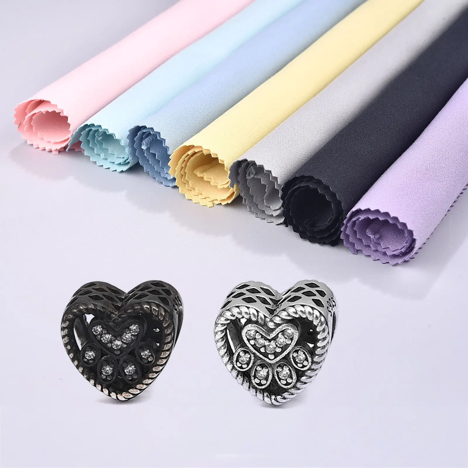 1pc Large Polish Polishing Cloth Silver Color Cleaning Polishing Cloth Soft Clean Wipe Wiping Cloth For Silver Gold Jewelry Tool