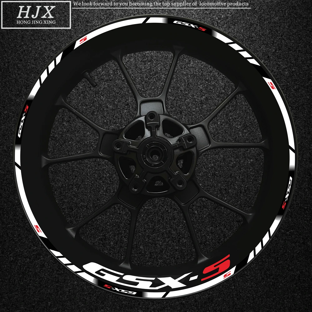 2024 высококачественный полный комплект для мотоцикла Gsxs наклейка на колесо полоса светоотражающий обод Suzuki Gsx-s Gsx-s750 Gsxs1000 750 1000 600