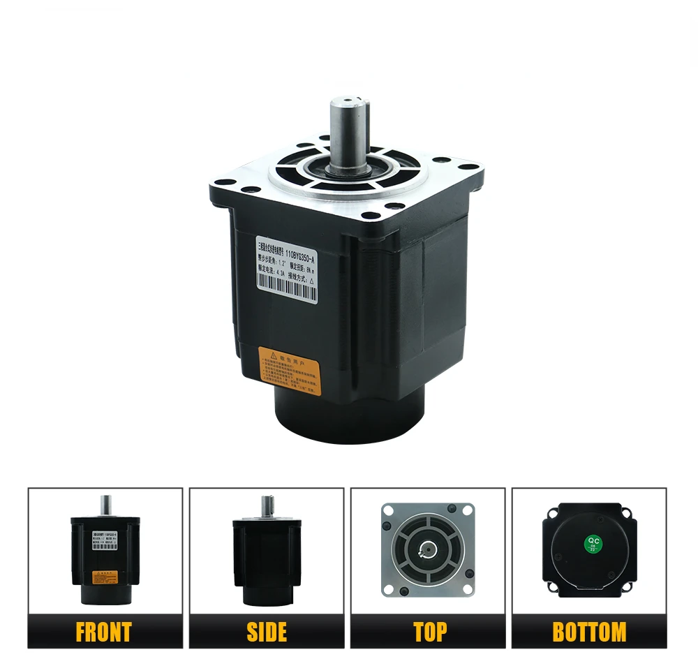NEMA 42 3 상 AC 스텝퍼 모터 키트, 110mm 8N.m 110BYG350A 3M2280-10A 드라이버, 220V 하이브리드 4.3A CNC 라우터 테이블 타각기