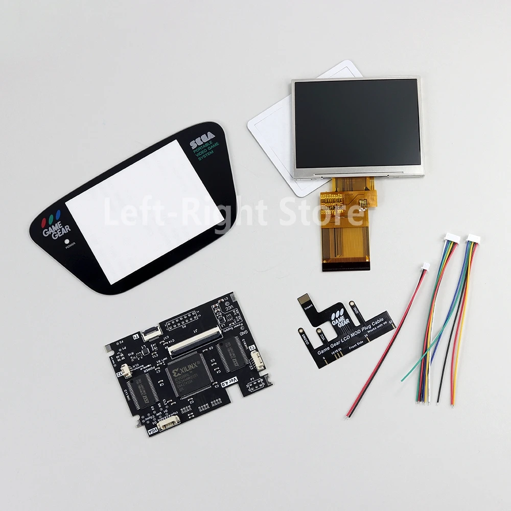Tela Cheia Ips Lcd Kits para Sega gg Game Gear Alto Brilho de Luz Luz de Fundo gg v4 V4.0 1set - Image 3