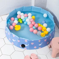 INS Ocean Ball Dry Pool Children Home Folding Pit Toy Indoor Fence Baby Kid Game Multi-function Playground Playpen Gift 2