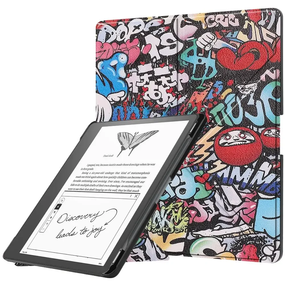 Smart Multi-Fold Stand Case with Magnetic Closure and Auto Wake/Sleep