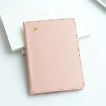Chic Faux Leather Passport Holder