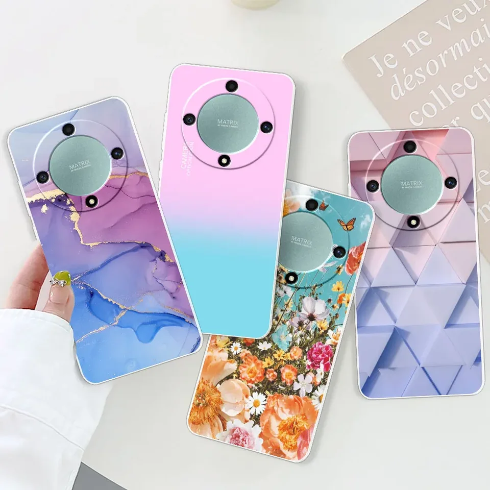 Custodia In Silicone Antiurto Per Honor Magic 5 Lite 5G E X9a - Design