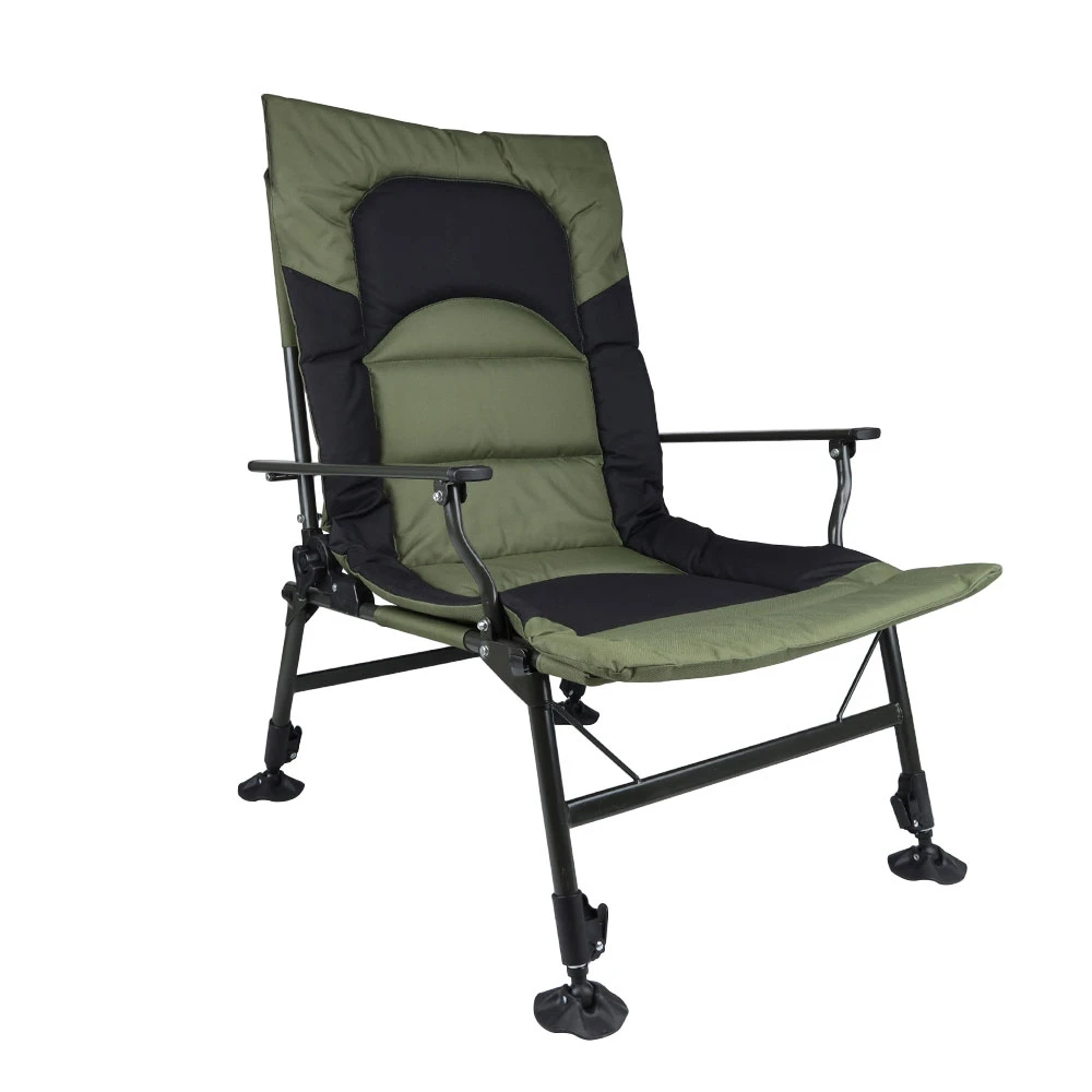 Outdoor Army Green Beach Chair Folding Portable Fishing Tackle Carp Fishing Bed