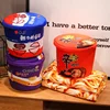 21x21x26cm Cup Noodle Plush Pillow Instant Noodle Bucket with Flannel Blanket 2-in-1 Car Nap Pillow Traveling Present Home Decor 1