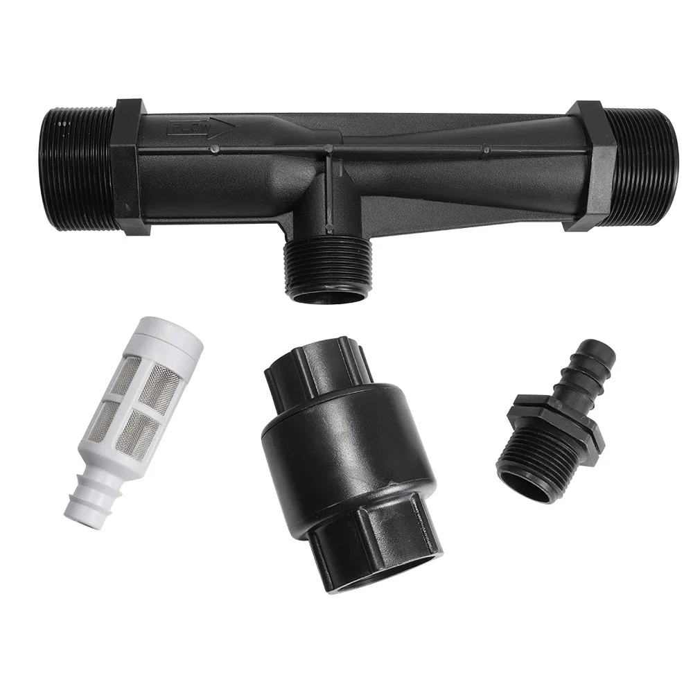 2" Inch 63 DN50 Venturi Fertilizer Injector Garden Agriculture Irrigation Watering Device Patio Lawn Fertigation Equipment