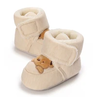 Winter Newborn Boys and Girls Cute Cartoon Cotton Shoes with Soft Sole and Warm Boots Preschool Walking Shoes  Winter Newborn 5