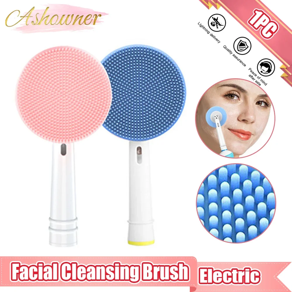 Ashowner 교체 브러시 헤드 전동 칫솔, 얼굴 클렌징 브러시 헤드, 얼굴 스킨 케어 도구 