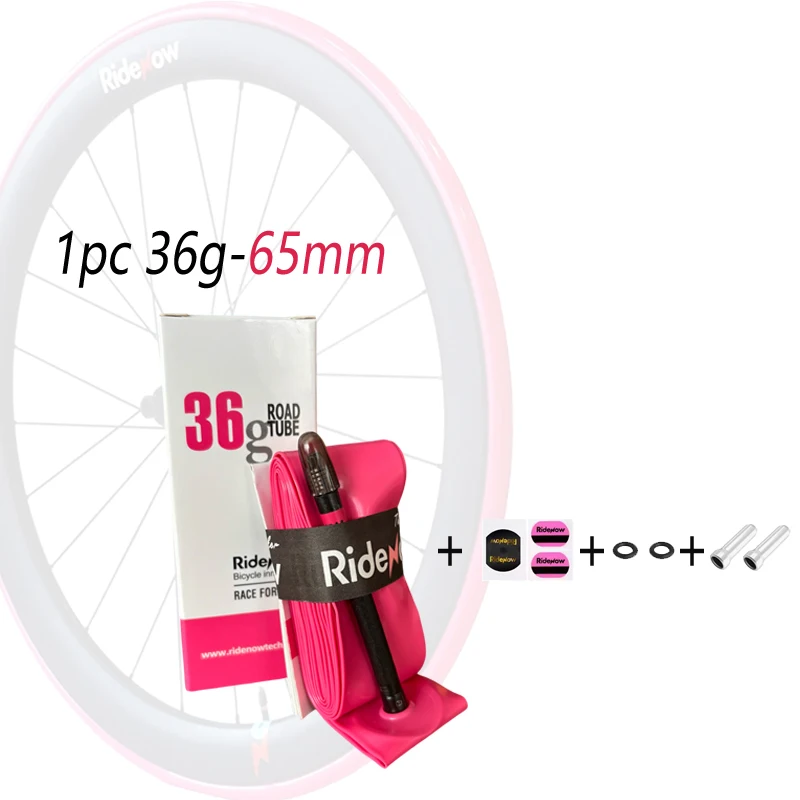 Ultra-Lightweight TPU Bicycle Inner Tube with Presta Valve - Black
