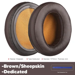 Premium Replacement Ear Pads for Over-Ear Headphones - Enhanced Comfort Ear Cushions (Sheepskin)