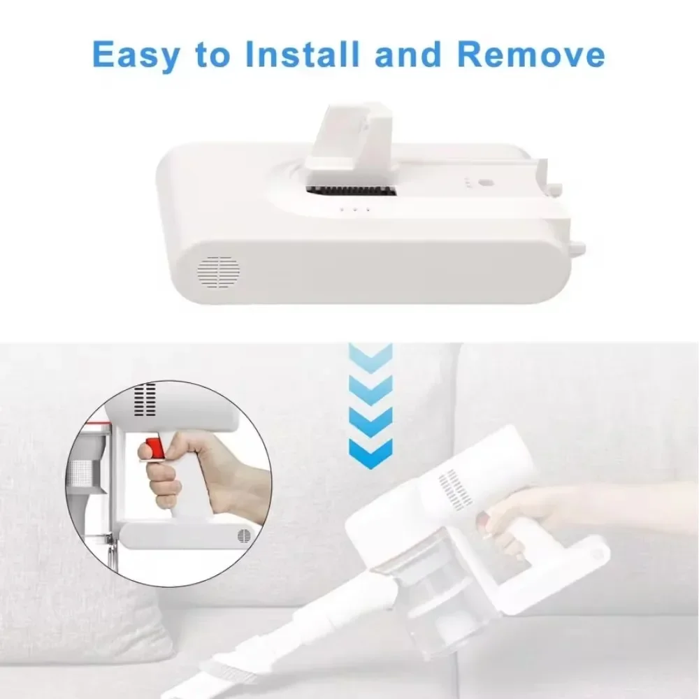 5000mAh Battery for Dreame V9 V9P XR V10 VVN3 VVN4 V8 Replacement Battery Handheld Cordless Vacuum Cleaner Accessory power tool battery rechargeable battery vacuum cleaner battery battery replacement
