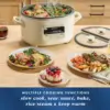 Crock-Pot MultiMeal Multicooker and Programmable Slow Cooker with Bake Function, Oat Milk 2