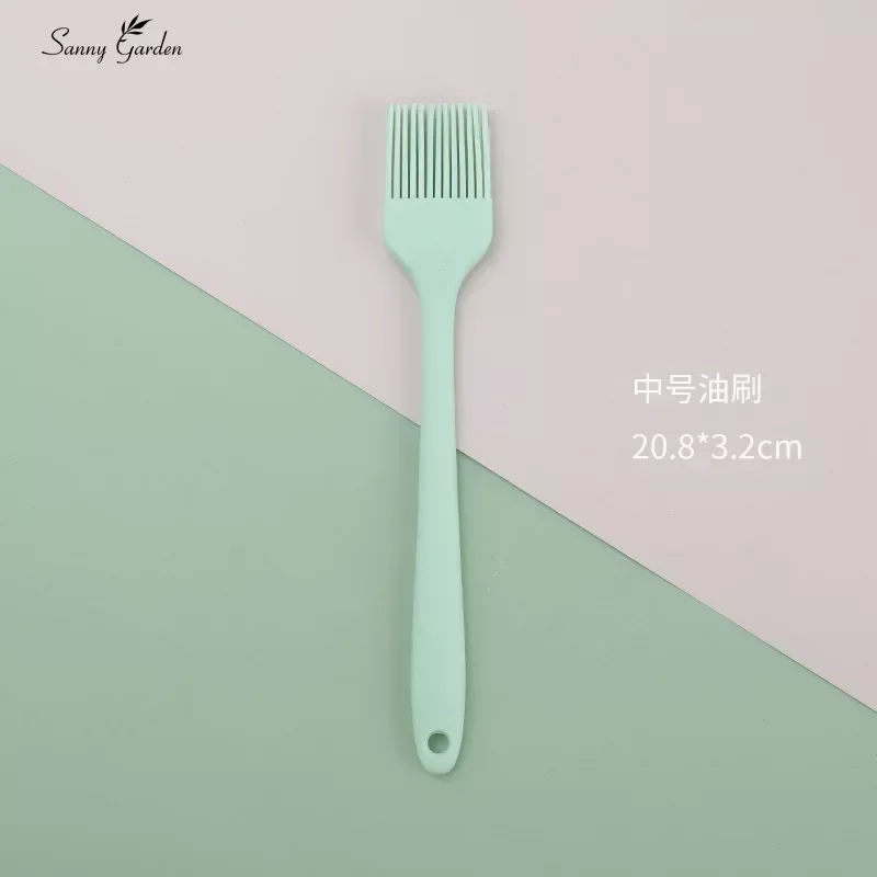 Silicone Cream Baking BBQ Tool Scraper Oil Brush Non Stick Butter Spatula Cutter Chocolate Smoother Heat Resistant Kitchen Tools