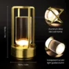 Wireless Table Lamp LED Touch Sensor Desktop Night Light Rechargeable Reading Lamp for Restaurant Hotel Bar Bedroom Decor Light 4