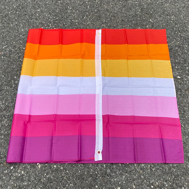 Aerlxemrbrae  Rainbow Flag 150X90CM  Gay Flag  Rainbow Things Sunset Lesbian Pride Flags — view 3