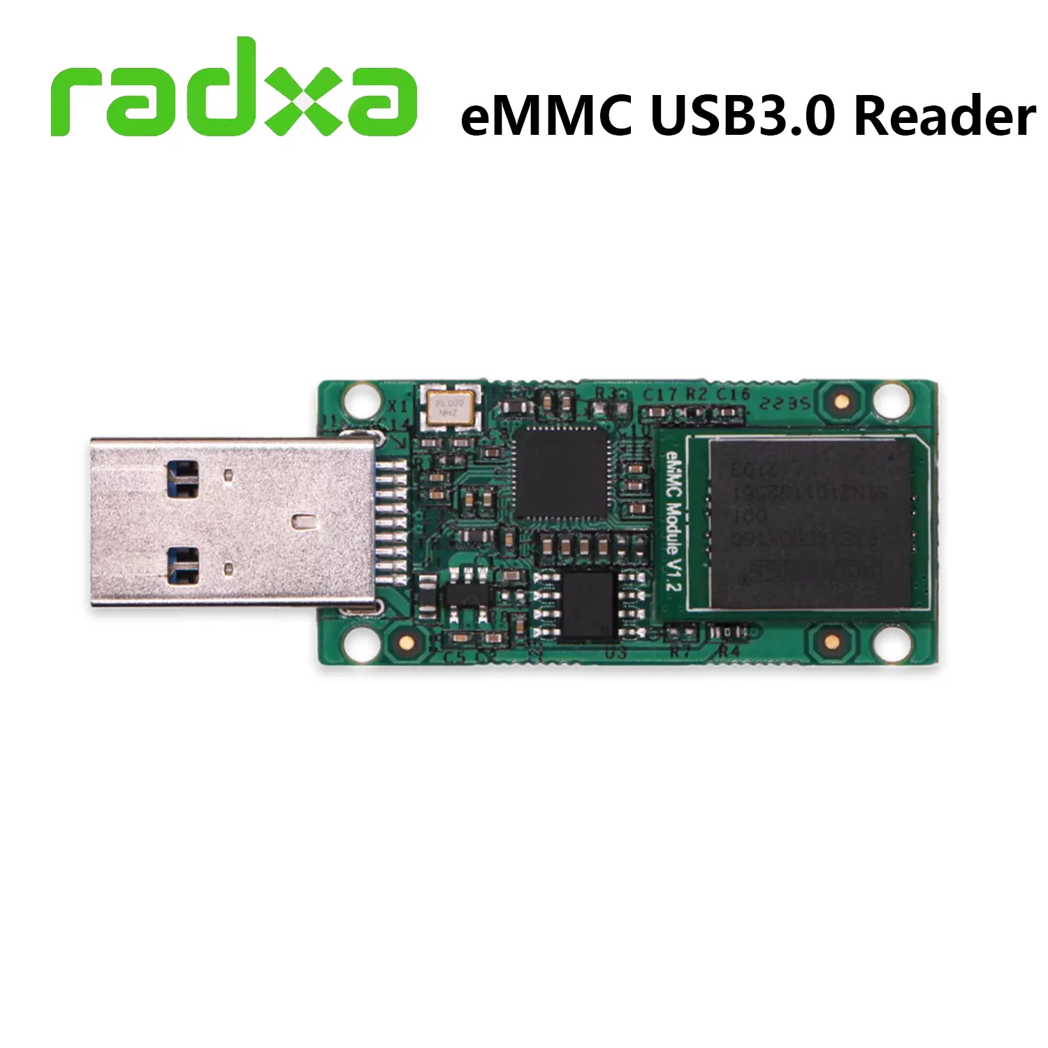 Radxa Rock Pi eMMC Reader USB 3.0 Support HS400 Mode High speed emmc module