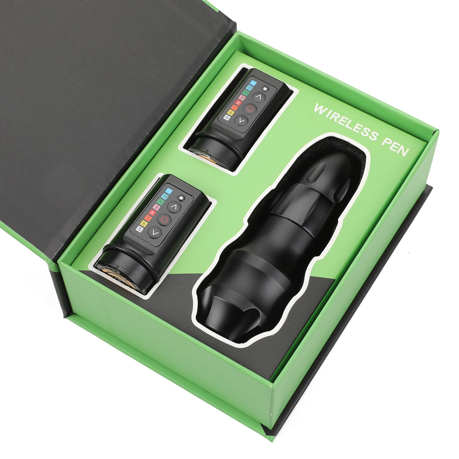 EXO Wireless Tattoo Machine 3.5/4.0/4.6 Stroke 1 or 2 2400mAh battery large capacity lithium battery Tattoo pen Low Noise Motor