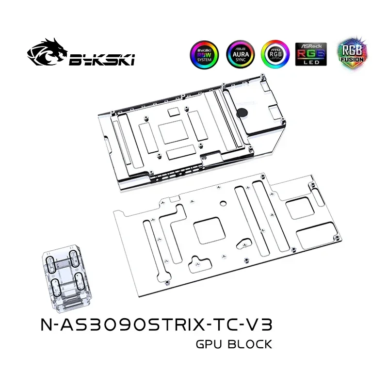 Bykski GPU Block Use for ASUS ROG STRIX RTX3090 /RTX3080