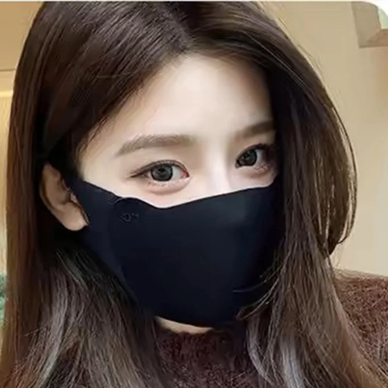 Face Mask Womens Face Scarf Warm Windproof Mask Winter Women Men Solid Color Outdoor Adjustable Sunscreen Cycling Running Fashion Accessories