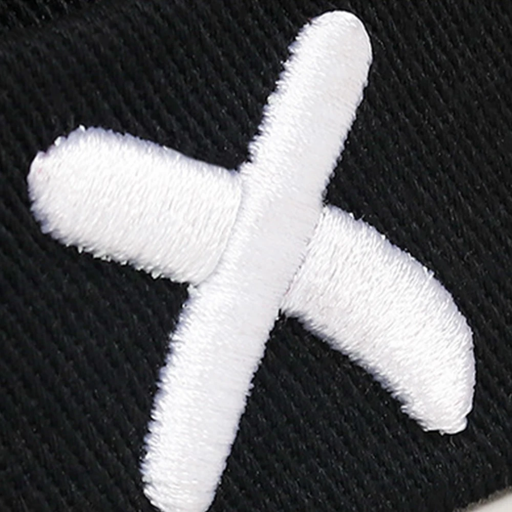 남성용 X 레터 비니 돔 모자, 남성용 도커 세일러 크림핑 브림리스 해골 캡, 캐주얼 힙합 캡, 스컬리스 비니 모자