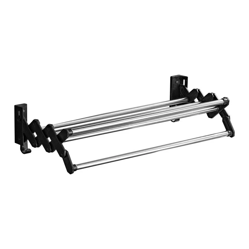 Bathroom Towel Bars Scalable Towel Storage Rack Multifunctional Hotel Bathroom Storage Rack Bath Holder Retractable Rod