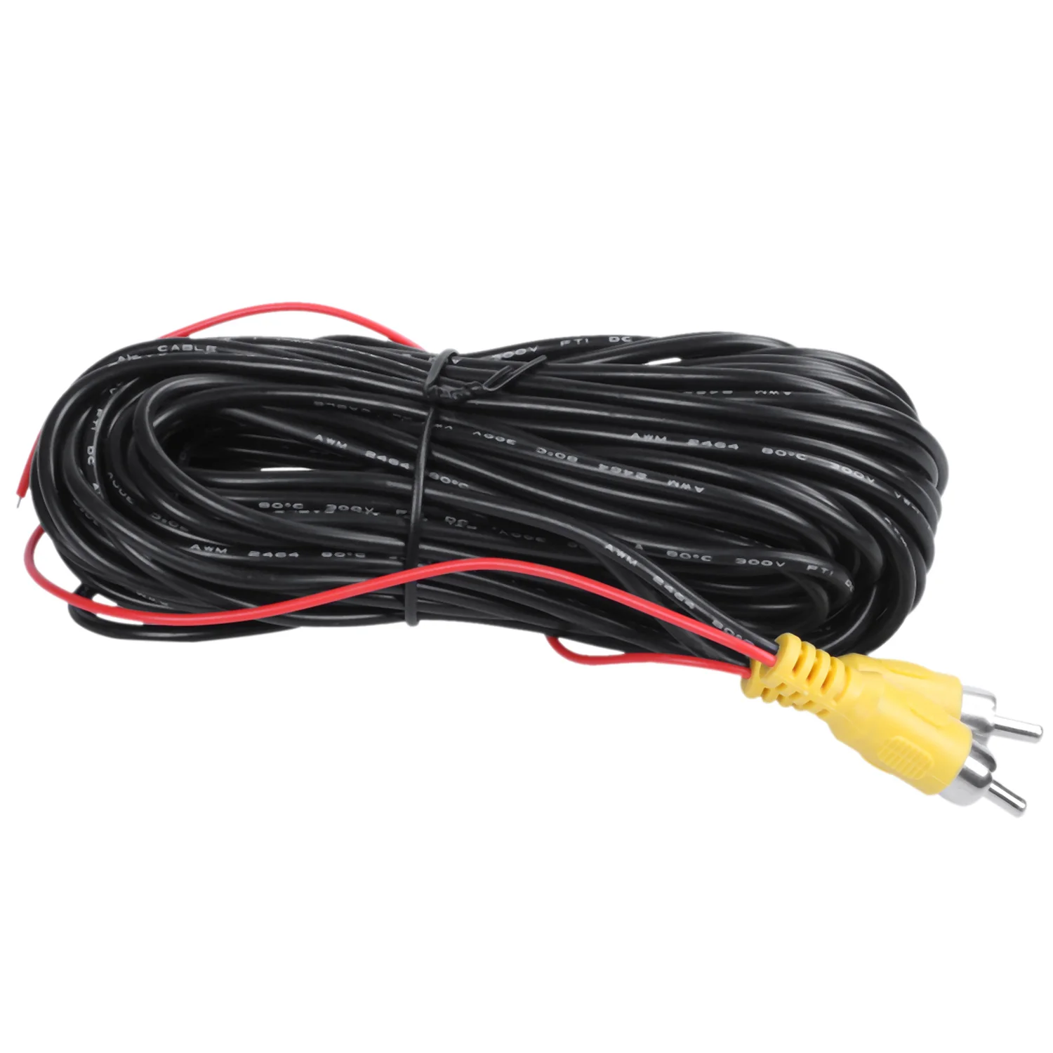 

Reverse Rear View Parking Camera Video RCA Extension Cable Car Wire, 10 m