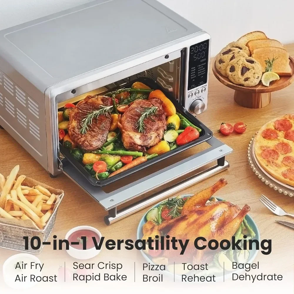 Microwave Ovens, Air Fryer, Ultra-Rapid Heat Technology, Convection Countertop , 4 Accessories 1750W, Microwave Ovens 4