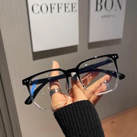 Lunettes rondes Anti-lumière bleue, monture transparente pour ordinateur, lunettes optiques unisexes pour hommes et femmes 4