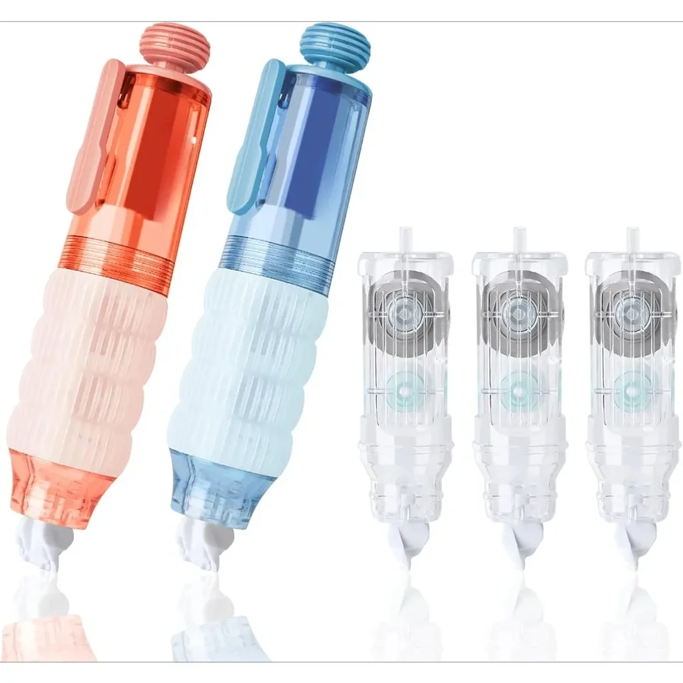 Refillable Whiteboard Marker with Correction Tape