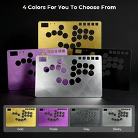 Haute42 HautePad C-AT Hitbox Leverless Controller Magnetic Aluminum Alloy Panel With Laser-Etched Diamond Pattern Metal Panel - Image 5