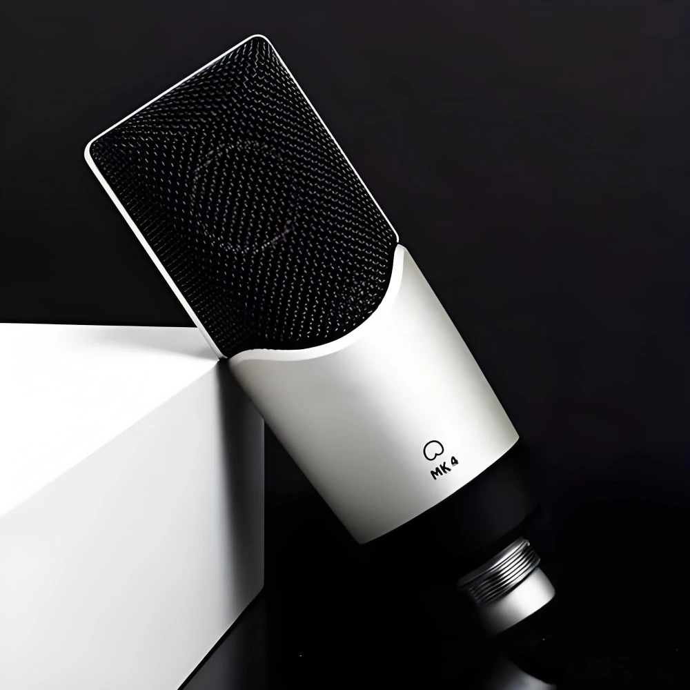 MK4 Studio Microphone Condenser Sound Recording Mic For Voice Overs Live Streaming Recordings podcast