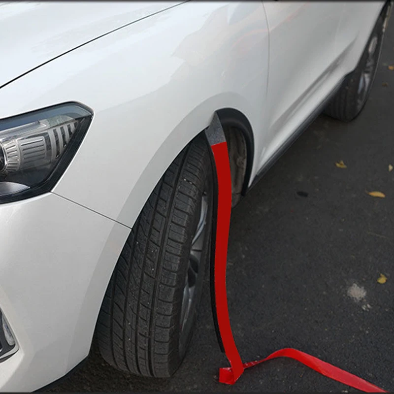 1.5 Meter Cars Trucks Rubber Black Car Fenders Extension Wheel Eyebrow Strip Protector for SUV BMV