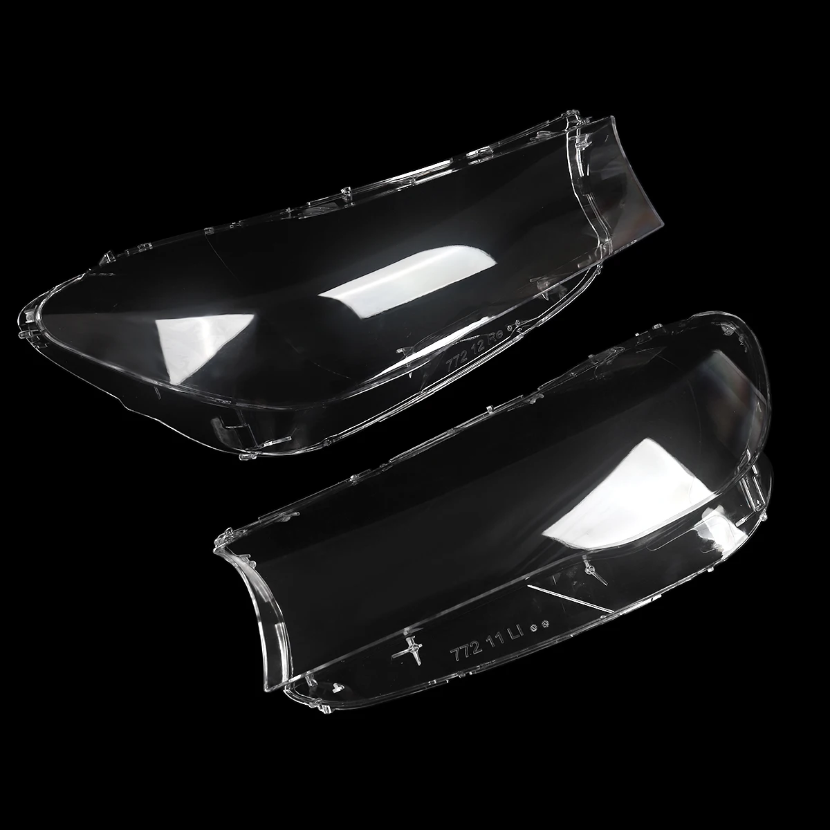 2x Headlight Lens Cover Shell Clear For BMW 7 Series G11 G12 740i 750i 2016-2019
