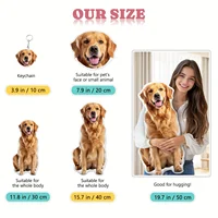 Customized Pet Photos Plush Pillows Personalized Cat, Dog, Rabbit and Other Animal Shapes Birthday Valentine's Day 2