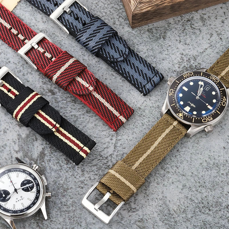 

Ремешок быстросъемный для часов Swatch, нейлоновый плетеный браслет из нержавеющей стали для мужчин и женщин, Часовые аксессуары, 20 мм 22 мм