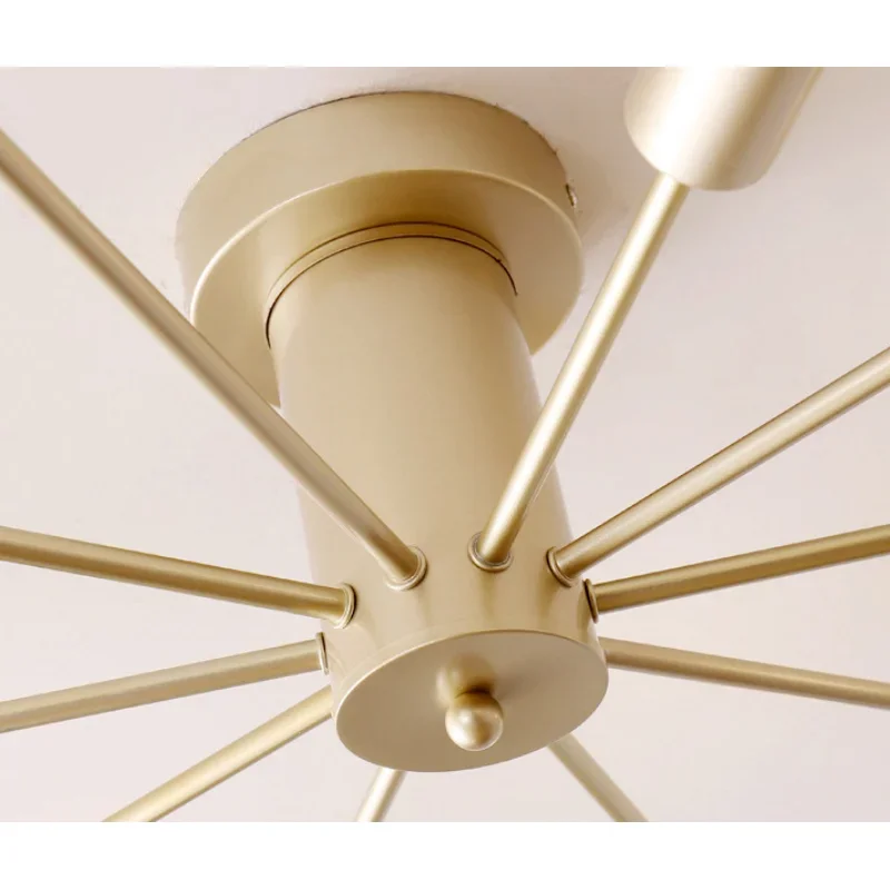 Modern Creative LED Ceiling Lamp Chandelier Sputnik Light Semi-embedded Nordic Home Decor Fixtures for Bedroom Living Room