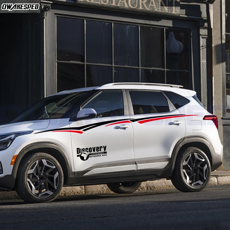 

4 шт., автомобильные боковые полосы для KIA Seltos