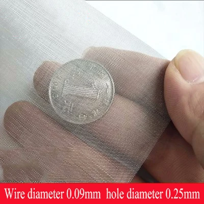 Premium Stainless Steel Woven Wire Filtration Mesh - Multiple Size Options