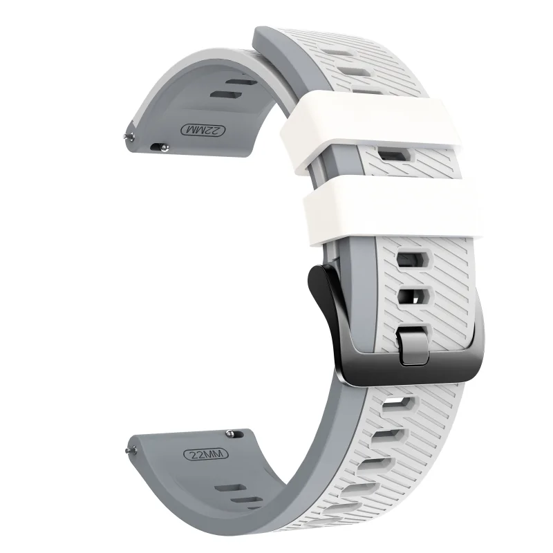 Universal 22mm Sports Silicone Watch Strap
