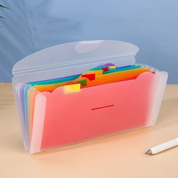 Cartella di file espandibile portatile Classificazione dei ricevute Custodia per organizer Prodotti per ufficio Borsa per organo per archiviazione di fatture