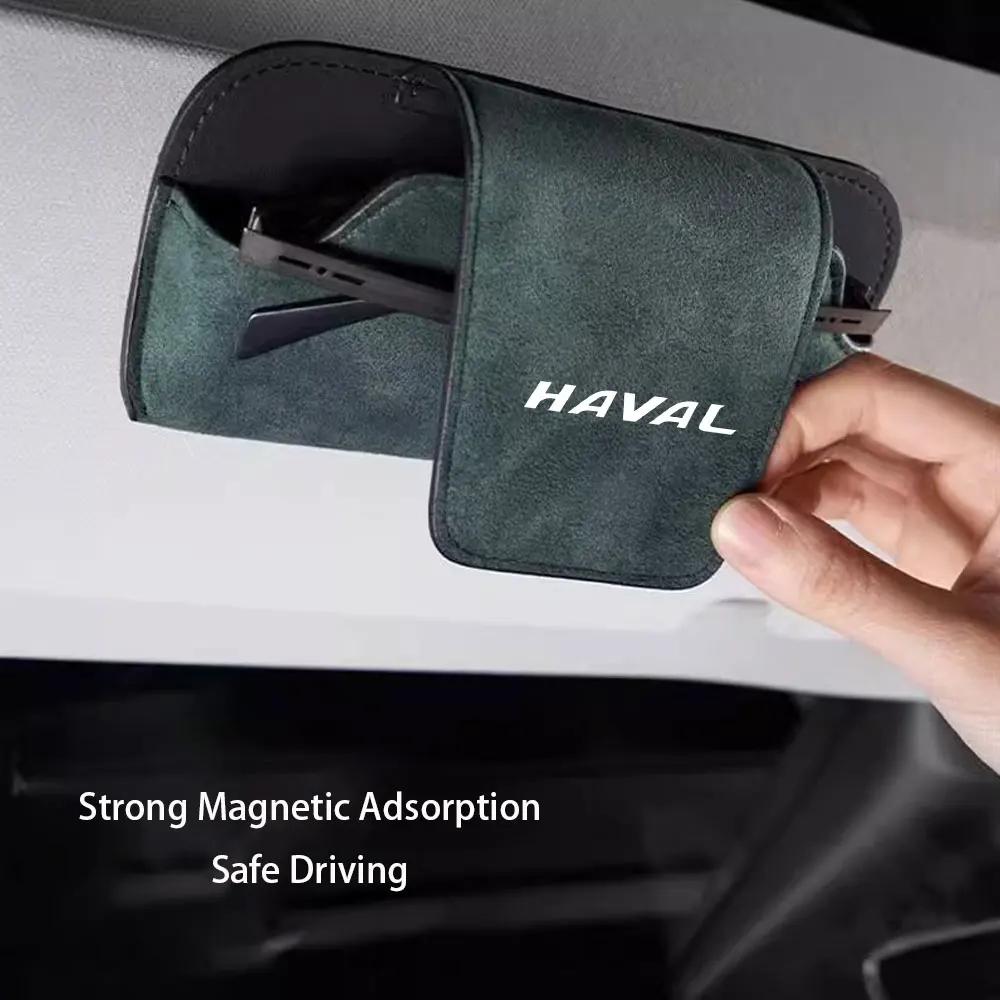 Держатель для автомобильных очков Haval F7 H6 F7x H2, аксессуары, украшение интерьера, органайзер для очков, хранение солнцезащитных очков