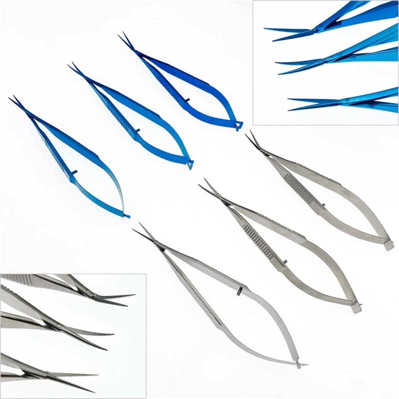 

Castroviejo Corneal scissors Capsule membrane scissors Micro scissors ophthalmic instruments