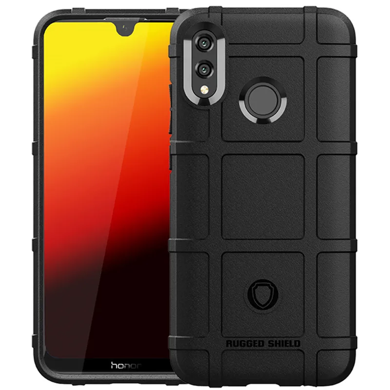 

ShockProof Shield Matte Case for P Smart 2019 Soft Phone Back Cover for Huawei p smart 2019 Armor Heavy Silicone Cases